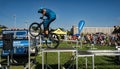 BMX Stunt Show Royalty Free Stock Photo